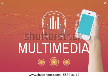 Headset Music Media Technology Icon