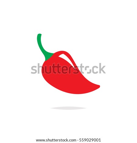 Chili pepper icon vector