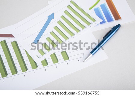 Concept. business. picture of the charts and quotes stock exchange
