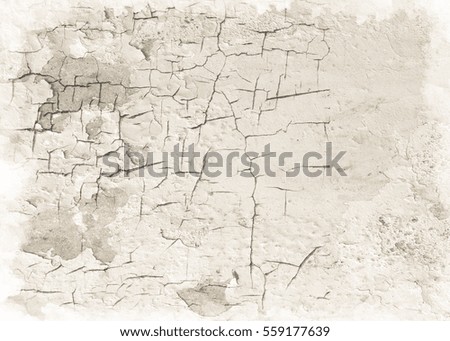 Abstract grunge wall surface. Old paper texture. Distressed and industrial background design. Dirty detail grain pattern. Cracked wall.