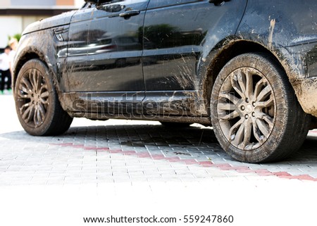 Dirty car Royalty-Free Stock Photo #559247860