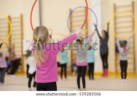 Children gymnastics. Children's sports-health Center