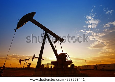 The oil pump, industrial equipment
