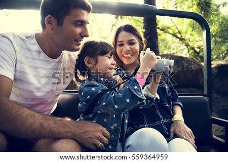 Family Holiday Vacation Park Ride Tourist