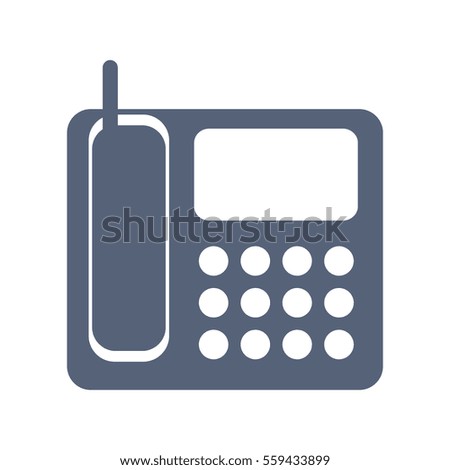 Phone Icon Vector flat design style