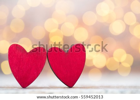 Valentines day greeting card. Red heart on the gray background.