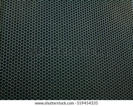 CLose up Speaker grill texture