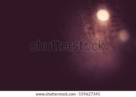 Light and dark black background Concept loneliness.