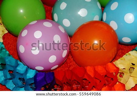 Party Decorations. Balloons. 