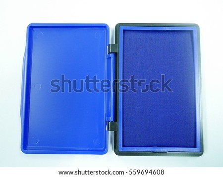 Blue inkpad