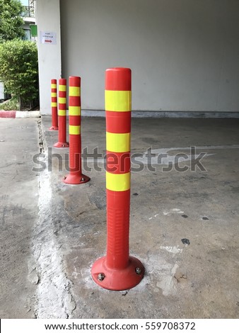 Traffic post for not entering this place