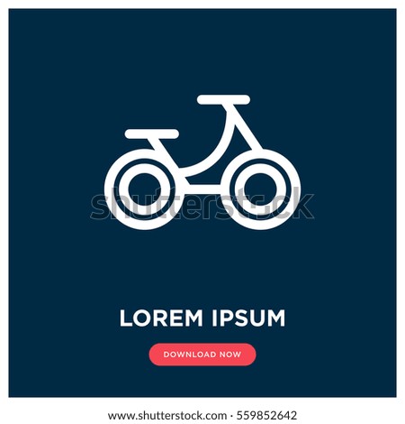 Bicycle vector icon
