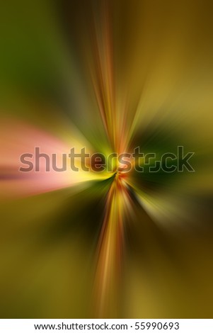 Abstract background in orange, green and brown blue tones.