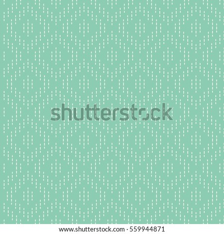 Seamless turquoise traditional Japanese sashiko rhombus textile pattern design vector