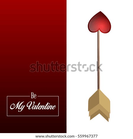 Happy valentine's day graphic design, Vector illustration