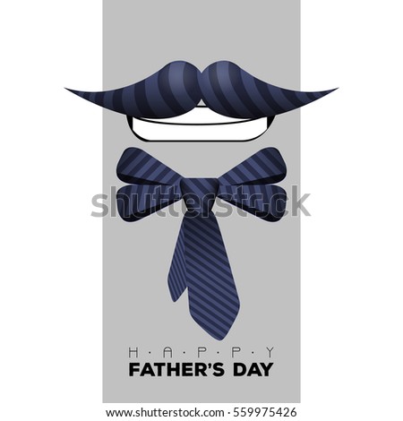 Happy father's day graphic design, Vector illustration
