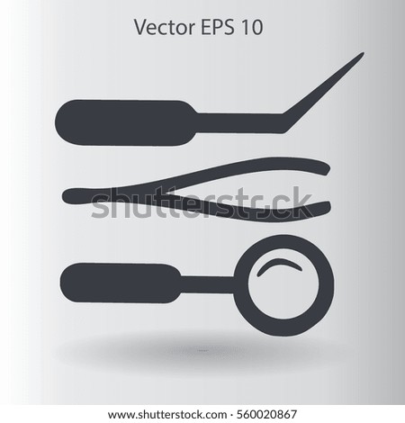Medical instruments vector illustration