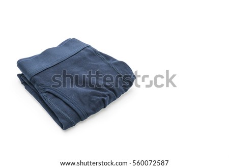 men underwear isolated on white background