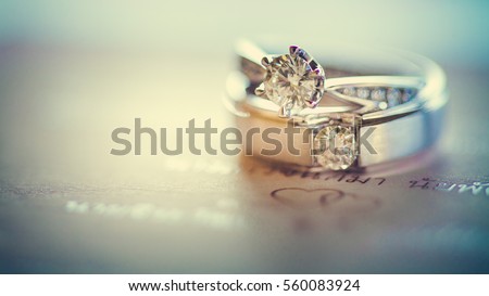 Ring & Engagement & Couple Royalty-Free Stock Photo #560083924