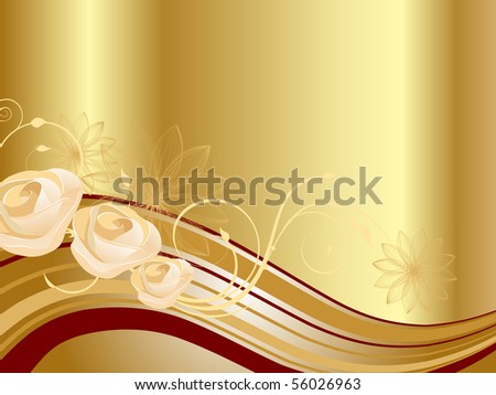 floral background - vector