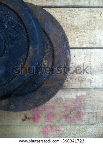 Corrosive Barbell Plate 
