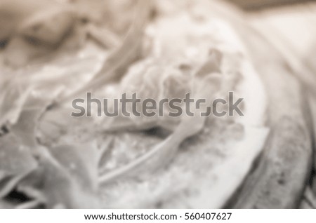 Blurred abstract background of pizza