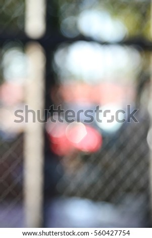 blurred school cage background