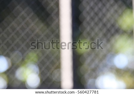 blurred school cage background