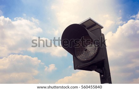 Solar traffic lights