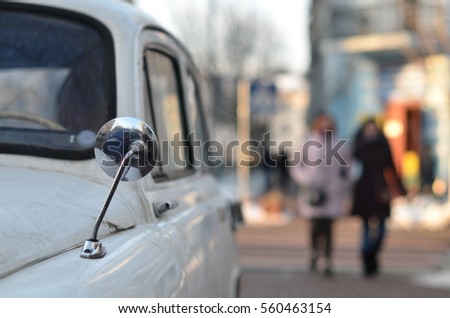 mirror retro car