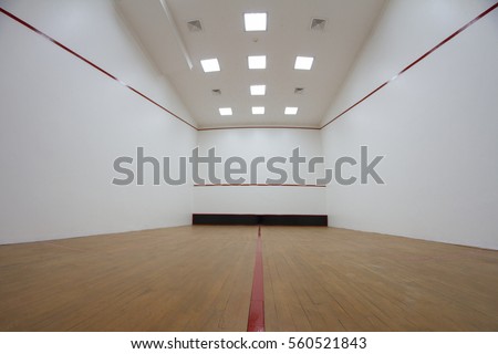 Squash Court Royalty-Free Stock Photo #560521843