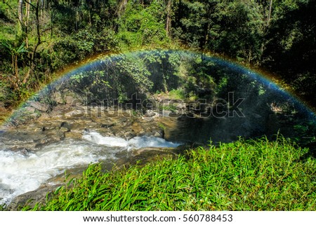 Rainbow in nature