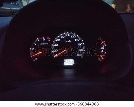Background of car dashboard