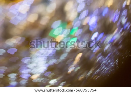 Round Bokeh background decoration ,abstract De-focus image.