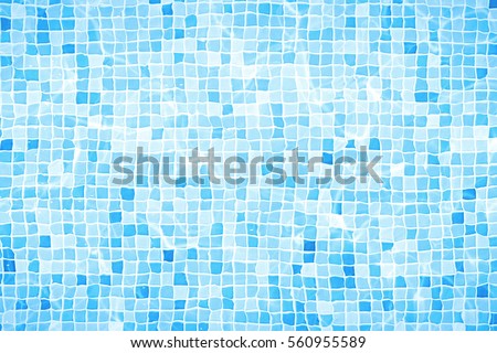 swimming pool bottom caustics ripple and flow with waves  background