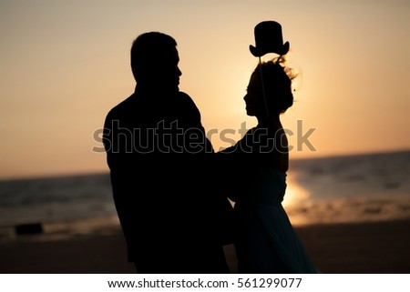 Silhouette love