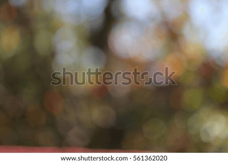 Bokeh of nature background