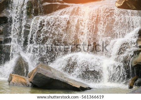 Tat ton Waterfall  Chaiyaphum Thailand
