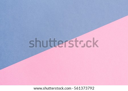 blue and pink pastel background with copy space. Texture of fashion, minimal concept, Flat lay, Top view.