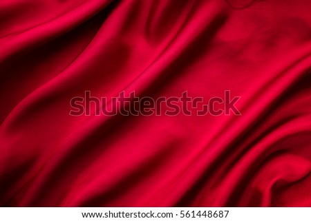 Red fabric texture background. Royalty-Free Stock Photo #561448687