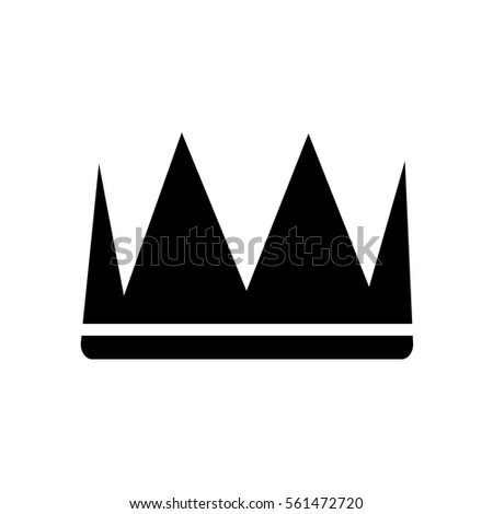 Crown Icon in trendy flat style isolated on grey background. Crown symbol for your web site design, logo