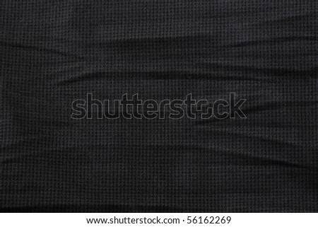 Fabric texture background black (close up)