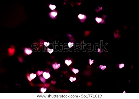 Valentines Day Love Bokeh, bright bokeh