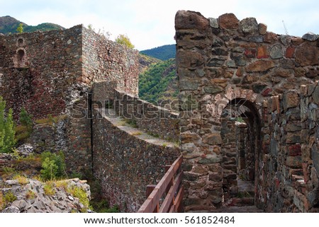 Details of the medieval castle