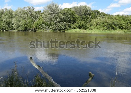 Summer River Nature Landscape
