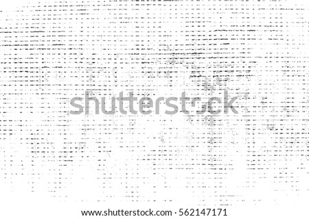 Distressed grainy thread overlay texture. Grunge cloth messy background. Dirty rough empty cover template. Rural rag wall backdrop. Weathered textile aging design element. EPS10 vector.