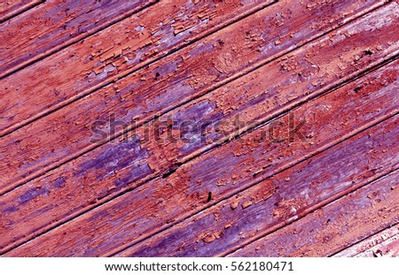 Weathered painted wooden wall texture. Abstract background and texture for design.