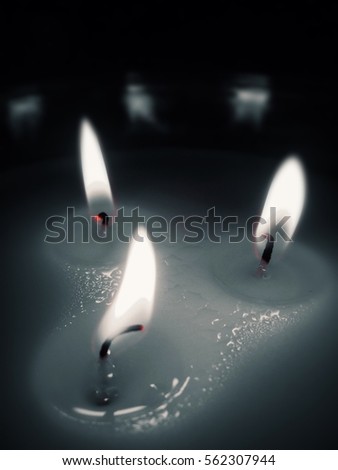 beautiful candlelight Royalty-Free Stock Photo #562307944
