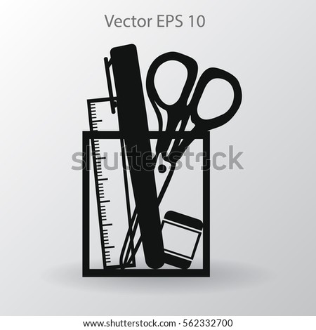 stationery vector icon