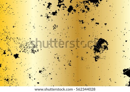 gold grunge background texture painted scratched .vector illustration for design